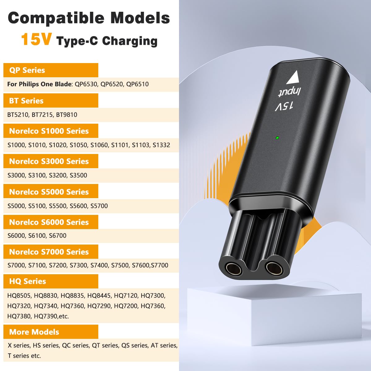Адаптер для бритвы Brangdy 15  – обзор и цена Men'S Grooming Shaver
